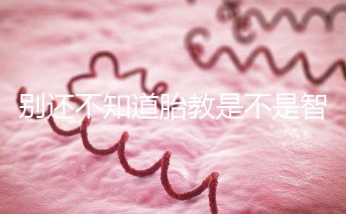 別還不知道胎教是不是智商稅，有沒有用來聽聽專家怎么說