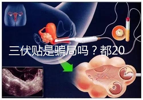 三伏貼是騙局嗎？都2024了，別人說它有害你還在深信不疑