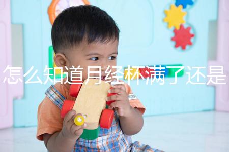 怎么知道月經杯滿了還是沒滿看這，3大感覺說明快溢出來了