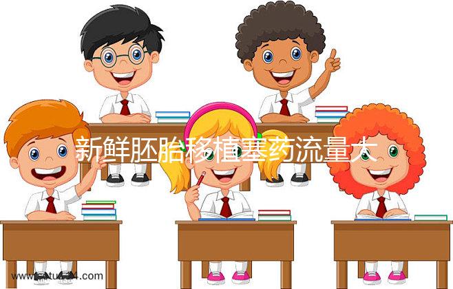 新鮮胚胎移植塞藥流量大量透明水分析異常，影響著床