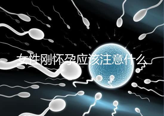 女性剛懷孕應該注意什么？